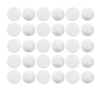 Healvian 70pcs 5cm White Polystyrene Foam Half Spheres for DIY Crafts Small Semicircle Balls for Christmas and Thanksgiving Festival Decoration and School Art Projects