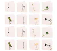 Healvian 80 Pcs Classic Chinese Style Greeting Cards Folding Cards Paper Delicate Crafts Design for Valentine's Day and Wedding