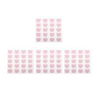 Healvian 80pcs Cute Heart-Shaped Adhesive Bandages for Fingers Breathable Flexible Red Plasters Creative Cartoon Style Wound Protection Travel Essentials for Adults