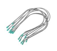 Healvian 8pcs Electric Hair Curler Clips U-shaped Stainless Steel Replacement Roller Clips Lightweight Flexible Heat Resistant for Home Styling