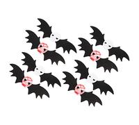 Healvian 8pcs Halloween Hair Clips Cute Skull Bat Hairpins for Cosplay Festive Costume Accessories Lightweight and Felt Design for Parties and Dress-up Events