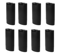 Healvian 8pcs Refillable Deodorant Containers Oval Lip Balm Tubes Portable Plastic Empty Deodorant Stick Bottles for DIY Sports Use