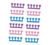 Healvian 90pcs Heart Shape Nail Art Toe Separators Soft Eva Foot Divider Tools for Pedicure and Manicure Adorable and Comfortable Design for Nail Art and Relaxation