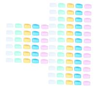 Healvian 90pcs Portable Toothbrush Covers Travel Toothbrush Multi Dustproof Case for Home and Outdoor Use Compatible Types