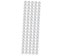 Healvian 90pcs Round Empty Metal Makeup Pans for Eyeshadow Blusher Highlighter Cosmetic Accessory for Beauty Enthusiasts and Makeup Artists