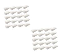 Healvian 96pcs Makeup Sponge Applicator Wedges Gradient Nail Art Sponge for Fade Cosmetic Wedges Applicator for Fade Makeup for