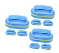 Healvian 9pcs Cleaning Sponge Bathroom Multi-use Handle Design Sponge for Cleaning Chrome Sink Tub Kitchen Bathroom