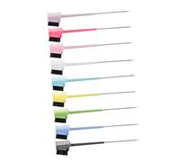 Healvian 9pcs Dual Ended Brow Comb and Eyelash Brush Precision Grooming Tool with Fine Bristles for Natural Shaping and Lash Separation Makeup Applicator for All Eyebrow Shapes