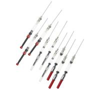 Healvian 9pcs Fountain Pen Ink Absorbers with Spring and Metal Fillers, Ink Refill Tools Compatible with European Standard Pens for Calligraphy and Office Writing