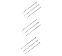 Healvian 9pcs Nail Art Liner Brushes Set Marbling Handle Nail Painting Tools for Detailed Design Professional Manicure Brushes for Salon Home Use
