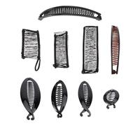 Healvian 9pcs Vintage Hair Clips Chic for Women for Everyday Use Showers Parties Beach Lightweight Travel-friendly Hair Accessories