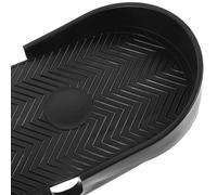 Healvian Adjustable Rowing Machine Foot Pedals 1 Pair Flat Plastic Anti-Skid for Indoor Cardio Training