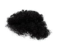 Healvian Afro Curly Puff Bun Wig Hairpiece for Women High Temperature Silk Synthetic Afro Hair Extension Natural Look Updo Headdress for Parties Cosplay Daily Wear Lightweight and Fluffy