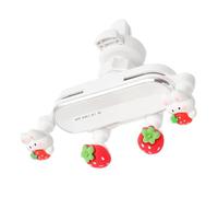 Healvian Air Vent Phone Holder Car Mount Rack Cute Cartoon Rabbit Design Easy to Install and Use Lightweight Plastic Silicone Phone Holder for Rough Mountain Roads and Emergency Braking