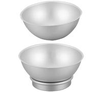 Healvian Aluminium Alloy Half Sphere Mold Set with Base Semicircle Cake Baking Mold for Soap Making and Decorative Bath Ball Formation