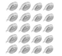 Healvian Aluminum Foil Weighing Pans with Handle Lightweight 50pcs 30ml and 42ml Capacity Easy to Clean and Dispense Sample Weighing Trays for Laboratory Use