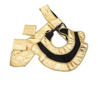 Healvian Ancient Egyptian Pharaoh Costume Set for Men - King Collar, Belt Wristbands Accessory - Egyptian Party Supplies for Halloween Cosplay Role Play