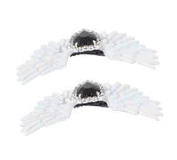 Healvian Angel Wings Shoe Jewelry Clips for Heels Gothic Shoe Charms Wing Embellishments