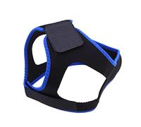 Healvian Anti-Open Mouth Breathing Belt Adjustable Neoprene Chin Strap for Soft and Breathable Snoring Solution Ideal for Mouth Breathers Black