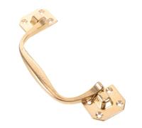 Healvian Antique Copper Cabinet Handle with Comfortable Grip and Matte Look, Streamlined Shape Wardrobe and Closet Pull, Golden Finish Prevents Loosening, for Kitchen and Bathroom Drawers