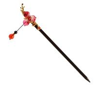 Healvian Antique Hairpin Japanese Hair Stick Vintage Flower Hair Chopstick for Buns