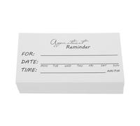 Healvian Appointment Reminder Cards 50pcs White Writable Scheduling Cards Convenient Office Stationery for Appointment Management and Event Planning