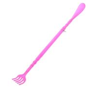 Healvian Back Scratcher with Long Handle and Massage Claw Shoe Horn Tool for Men and Women Itch Relief in Pink