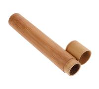 Healvian Bamboo Cigar Humidor Travel Case Airtight Single Tube Holder Portable Humidify Box for Men Sealed Cigar Carrying Tube Keeps Fresh and Moisturized