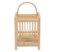 Healvian Bamboo Cricket Cage with Userfriendly Locking and Optimized Air Circulation for Insect Breeding and Collecting Suitable for Crickets and Mantises Wooden Bug Container