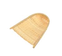 Healvian Bamboo Dustpan Woven Basket Decor DIY Art Painting Pendants Home Artwork