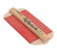 Healvian Bamboo Hair Comb Double Sided Wooden Comb Dense Teeth Smooth Surface Retro Design for Home Travel Outdoor