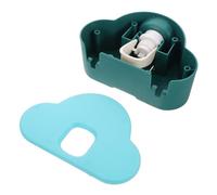 Healvian Bathroom Essentials Wall Mounted Automatic Toothpaste Dispenser Toothpaste Squeezer Toothbrush Holder