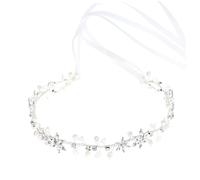Healvian Belt Alloy Wedding Bride Adjustable for Waist Rhinestone Decorative, Comfortable Zinc Material Silver Waistband and Prop Accessories Suitable Photo
