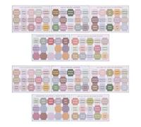 Healvian Bible Study Tabs 10pcs Self-Adhesive Laminated Index Stickers with Boho Design for Catholic Bible, Book Page Tabs for Men and Women Organizers