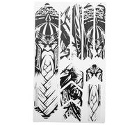 Healvian Bike Frame Protector Scratch-Resistant Film for Road and Mountain Bikes Sturdy PVC Material Simple Operation Suitable for Daily Cycling