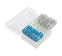 Healvian Biology Prepared Microscope Slides Set for 10pcs Lab Prepared Specimen Slides Kit for School and Home Science Education