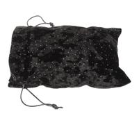 Healvian Black Pearl Velvet Drawstring Tarot Card Pouch Halloween Season | Soft-touch Storage for Small Gifts and Polyhedral Dice, Easy to Use for Travel and Tabletop Readings