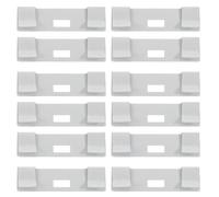 Healvian Blind Chic Replacement Slat Metal White 12pcs Vertical Slats for Vertical Curtain Repair, Effective and Convenient Repair Fixer Design for Housewarming
