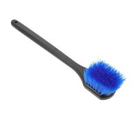 Healvian Blue Bird Bath Cleaning Brush with Long Handle, Wear-resistant Plastic and Nylon Bristles, for Gardening and Wildlife Observation, Effective Bird Feeder and Fountain Cleaner Tool