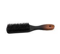 Healvian Boar Bristle Beard Brush Men's Grooming Tool Mustache Comb Wood Gradient Handle Facial Hair Straightener for Dad Birthday