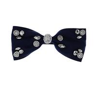 Healvian Bowknot Rhinestone Hair Clip Fashionable Accessory for Girls Women for Parties Travel Daily Wear Easy to Outfits Your Look Sparkling Design