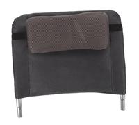 Healvian Breathable Mesh Wheelchair Headrest Neck Support Pillow High Carbon Steel Frame Comfortable Neck and Head Positioning Cushion for Manual Wheelchairs Deck Chair Headrest Accessory