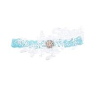 Healvian Bridal Wedding Lace Ring Leg Band Floral Design for Bride for Engagements Parties and Special Occasions Fits Thigh Circumference Up