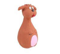 Healvian Brown Latex Dog Squeaky Cartoon Chewing Molar PET | Safe Bite Sound Design, Reduces Destructive Behavior, PET Supplies for Dogs, Cute Cartoon Style