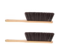 Healvian Brushes Versatile and with Fireplace in 2pcs Wooden Cleaning Handle Fine Bristles for Use Commercial