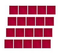 Healvian Burgundy Disposable Paper Napkins 20Pcs Thick Two-Ply Absorbent Soft Serviettes for Weddings Birthdays Showers and Everyday Dining