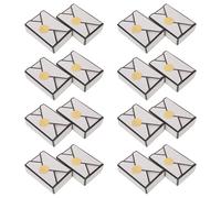 Healvian Candy Boxes Envelope Shaped 16pcs Vintage European Style Made of Paper, Small Present Box with Lid for Sharing Cookies, Chocolates, and Snacks for Holiday Gatherings and Birthdays