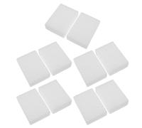 Healvian Car Cleaning Sponges Microfiber Eraser Pads 10pcs Melamine High Absorbency Reusable for Car Interiors and Upholstery for Household and Bathroom Cleaning