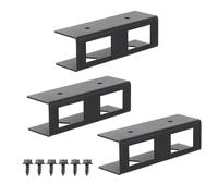 Healvian Carbon Steel Laptop Support under Desk Mount Black