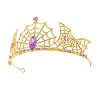 Healvian Carnival Spider Headdress for Women Intricate Spiderweb Crown for Halloween Cosplay and Festival Dress Up Comfortable and Durable Design for Themed Parties
